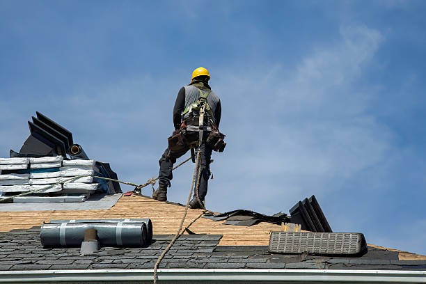Professional Roofing technician working in South Harwich, MA